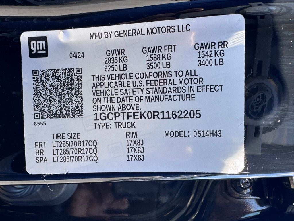 2024 Chevrolet Colorado ZR2