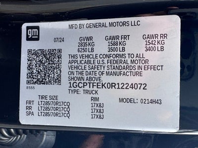 2024 Chevrolet Colorado ZR2