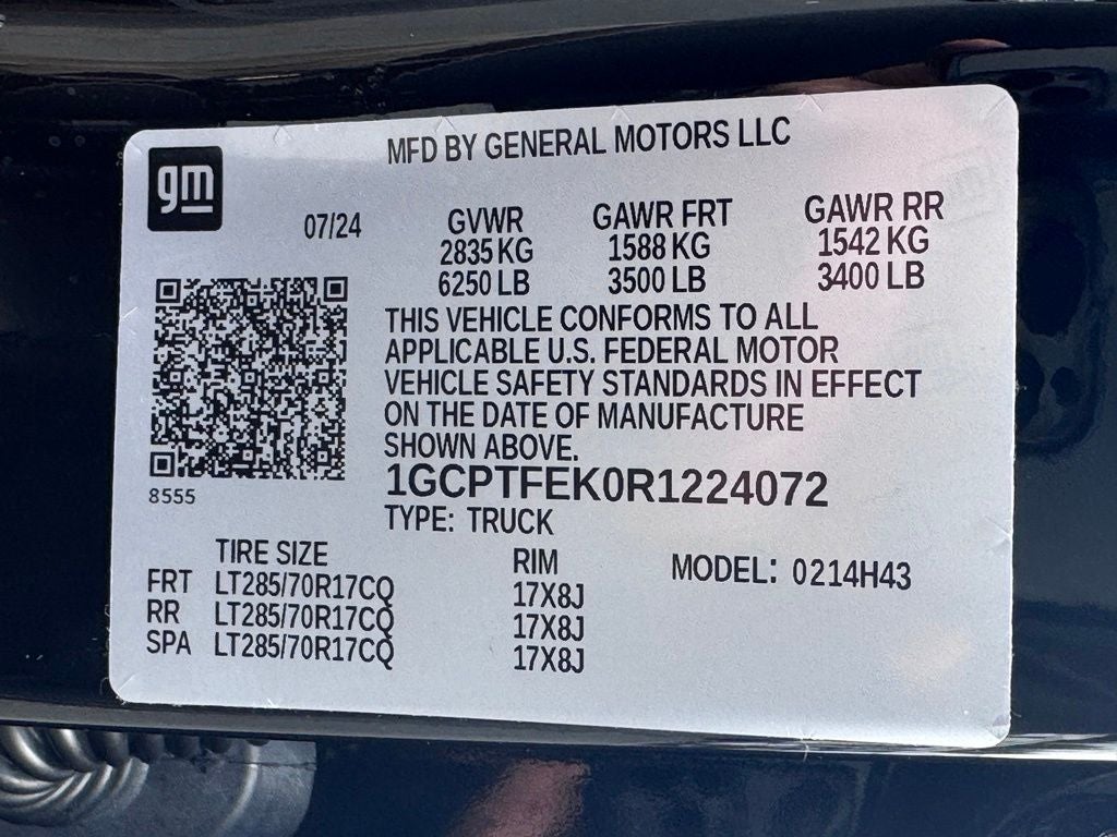 2024 Chevrolet Colorado ZR2