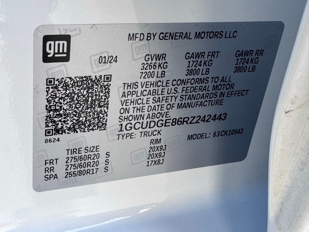 2024 Chevrolet Silverado 1500 LTZ