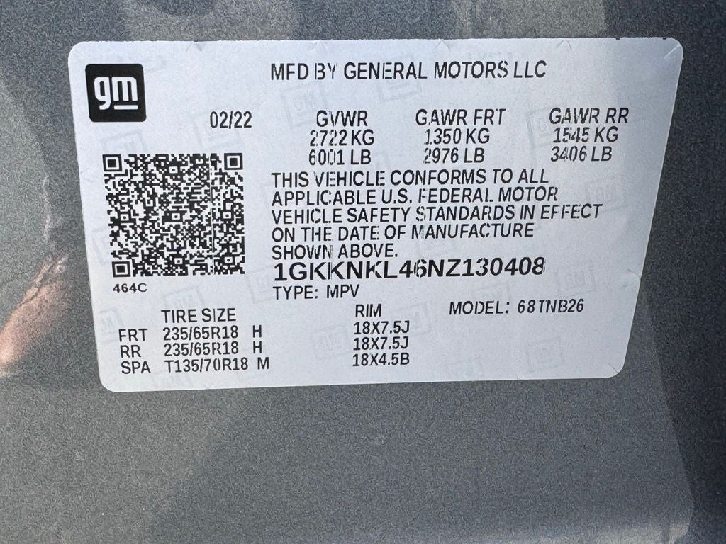 2022 GMC Acadia SLE