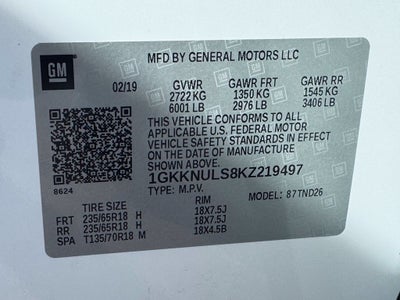 2019 GMC Acadia SLT-1