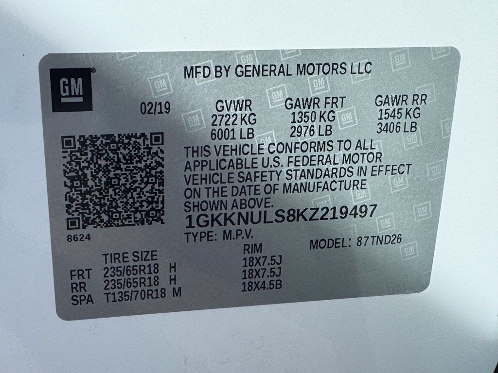 2019 GMC Acadia SLT-1