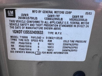 2003 Chevrolet TrailBlazer LT