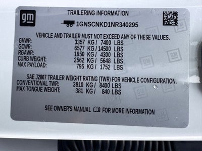 2022 Chevrolet Tahoe LT