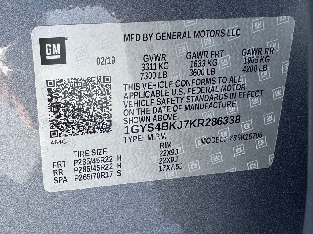 2019 Cadillac Escalade Luxury