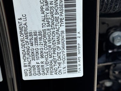 2021 Honda Accord Sport