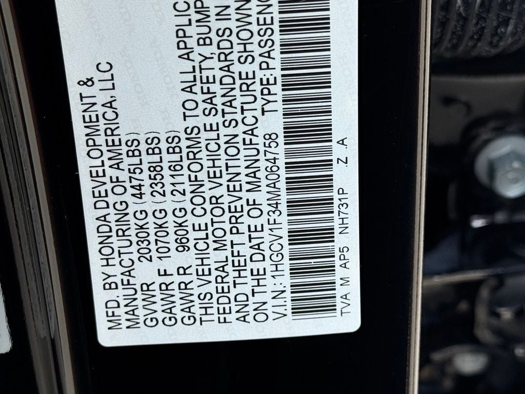 2021 Honda Accord Sport