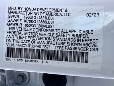 2023 Honda Accord EX