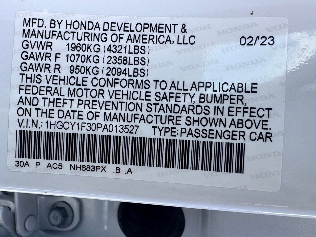 2023 Honda Accord EX