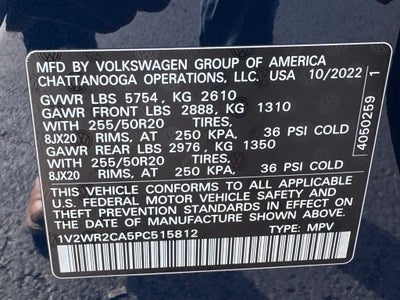 2023 Volkswagen Atlas 3.6L V6 SE w/Technology