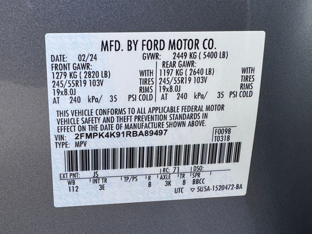 2024 Ford Edge Titanium