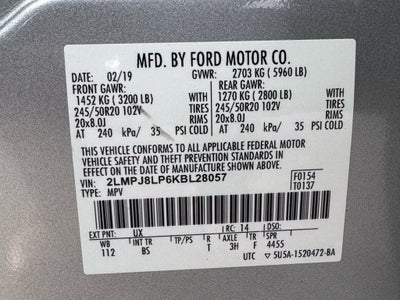 2019 Lincoln Nautilus Reserve