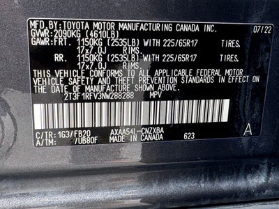 2022 Toyota RAV4 LE