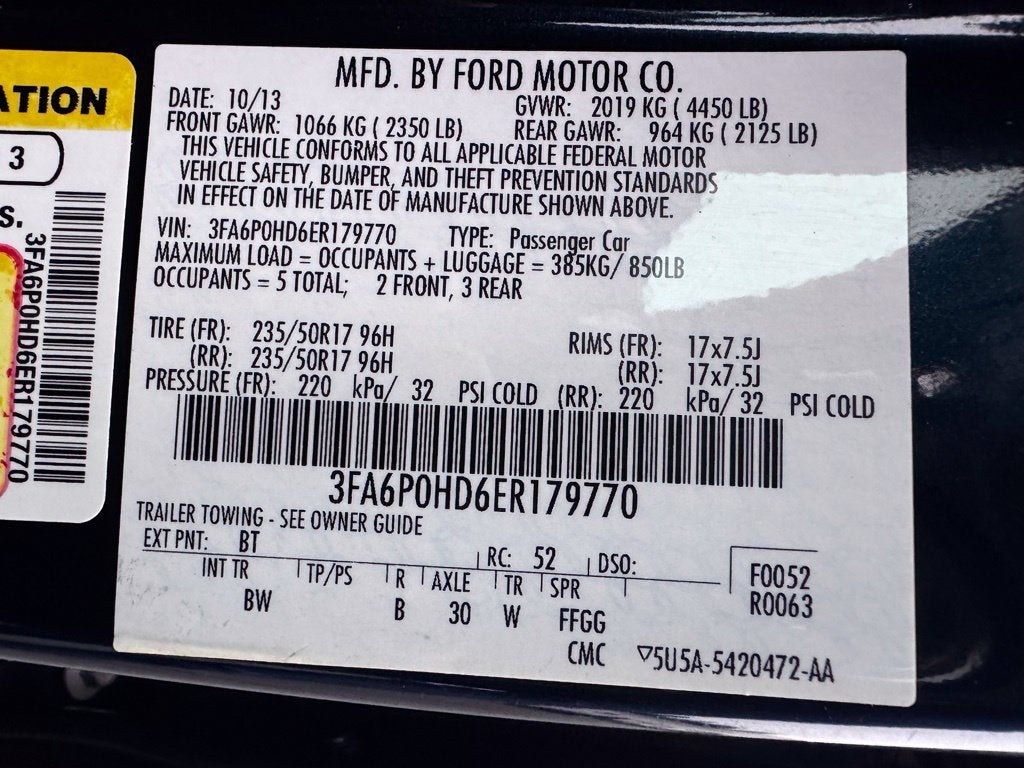 2014 Ford Fusion SE