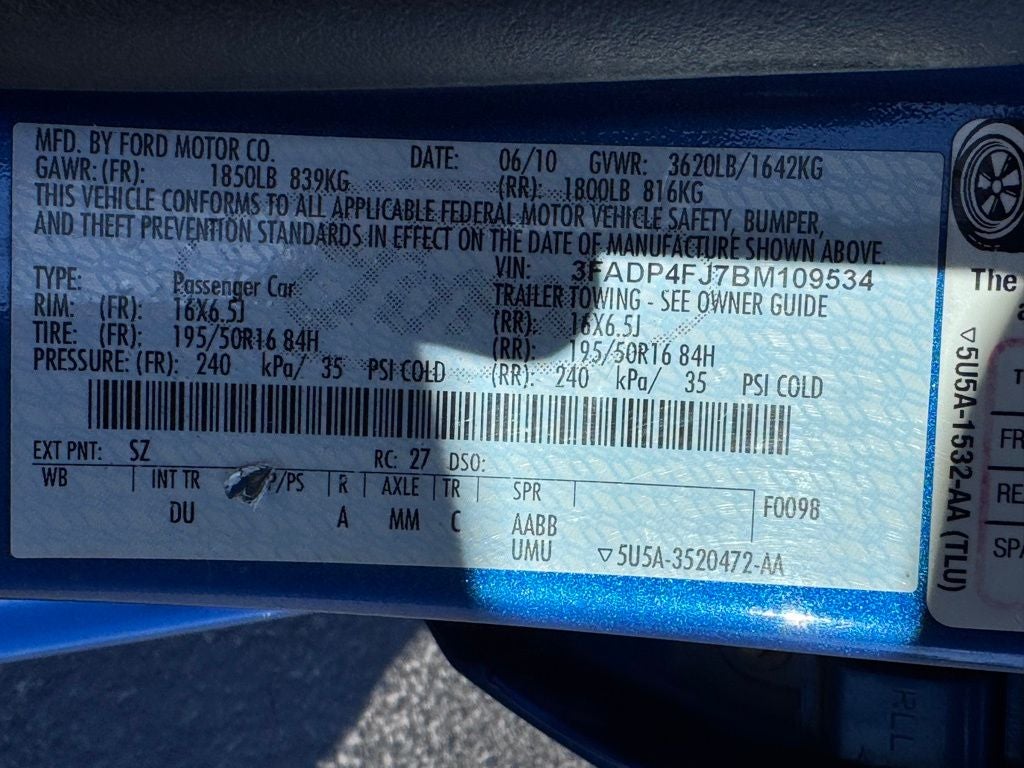 2011 Ford Fiesta SES