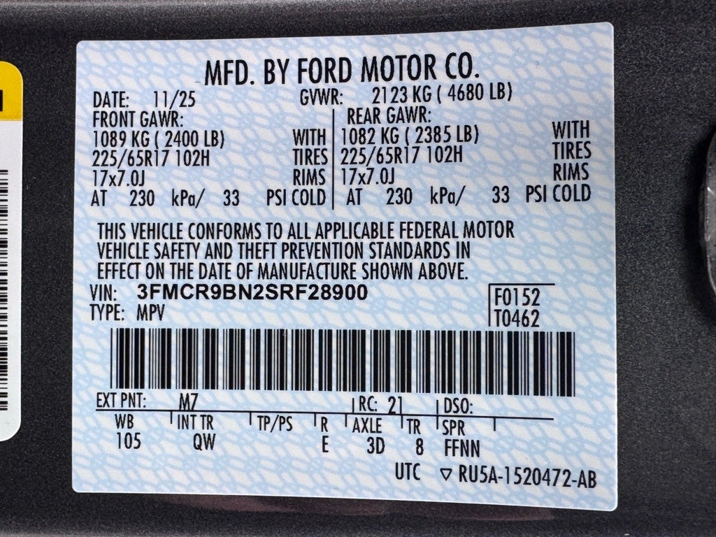 2025 Ford Bronco Sport Big Bend