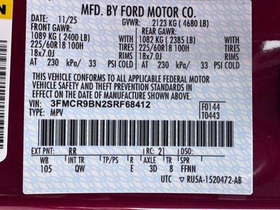 2025 Ford Bronco Sport Big Bend