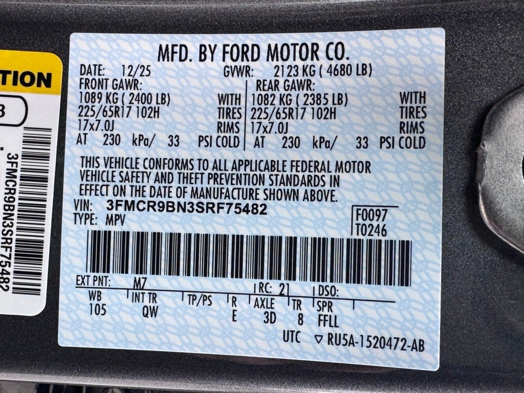 2025 Ford Bronco Sport Big Bend