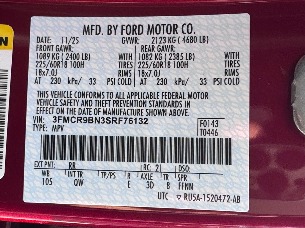 2025 Ford Bronco Sport Big Bend