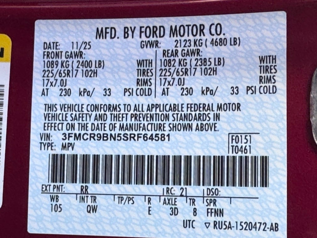 2025 Ford Bronco Sport Big Bend