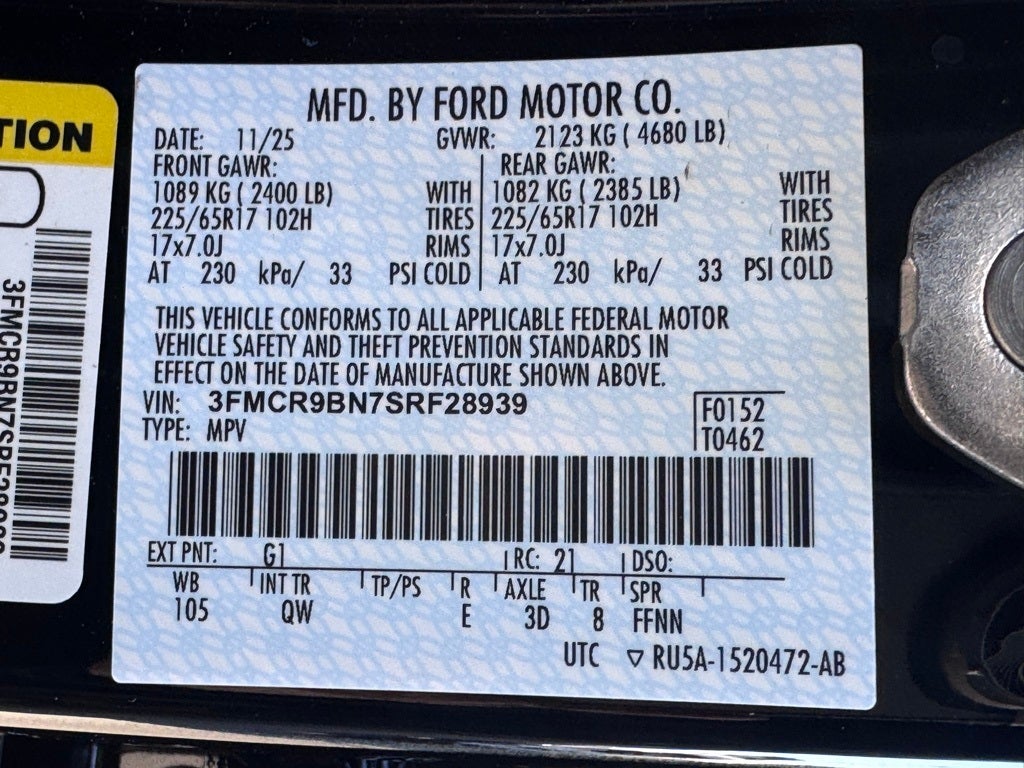 2025 Ford Bronco Sport Big Bend