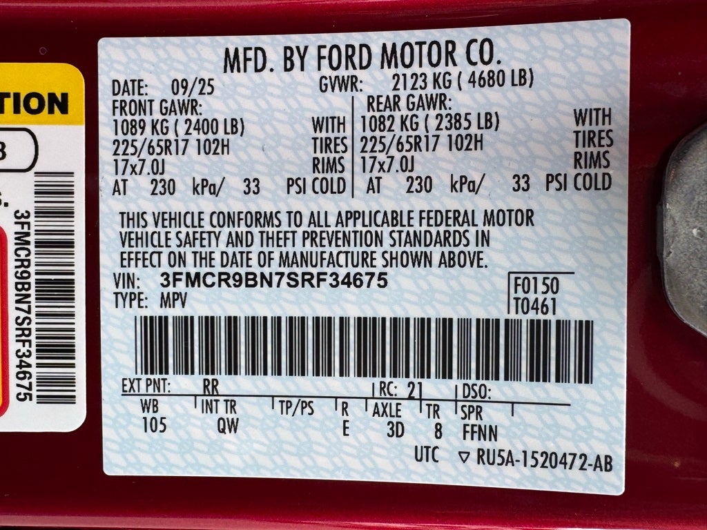 2025 Ford Bronco Sport Big Bend