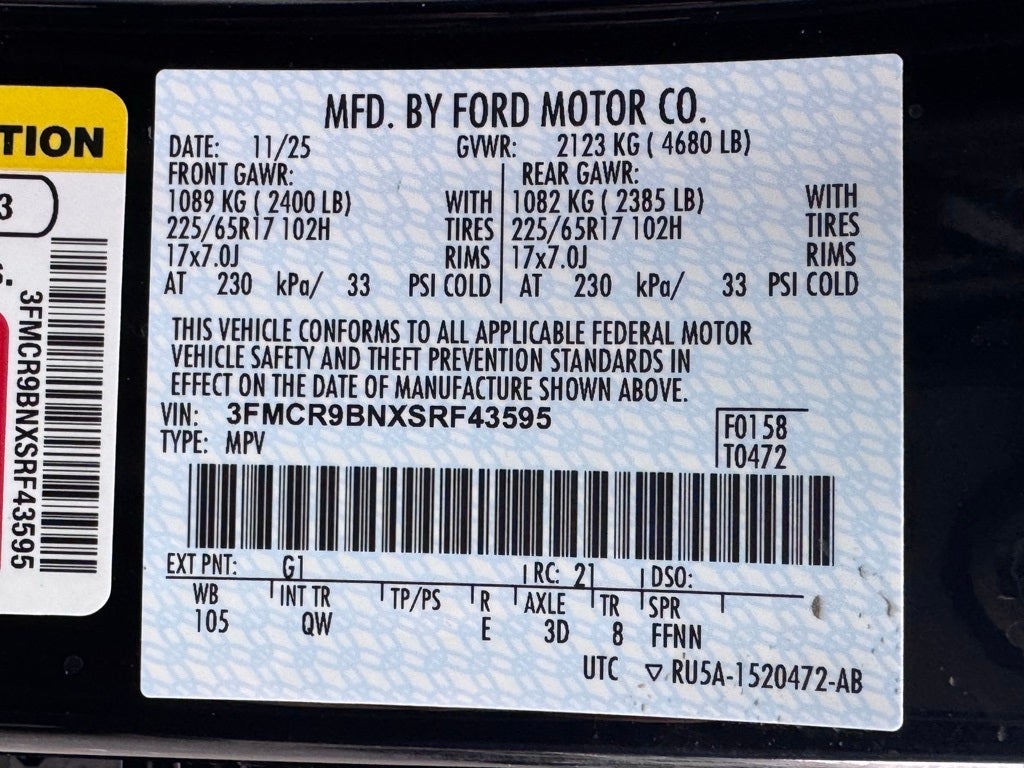 2025 Ford Bronco Sport Big Bend