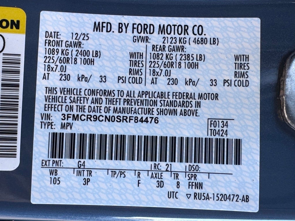 2025 Ford Bronco Sport Outer Banks