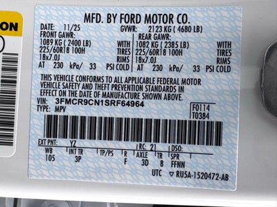 2025 Ford Bronco Sport Outer Banks