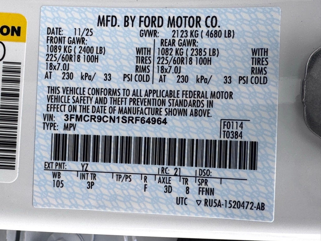 2025 Ford Bronco Sport Outer Banks