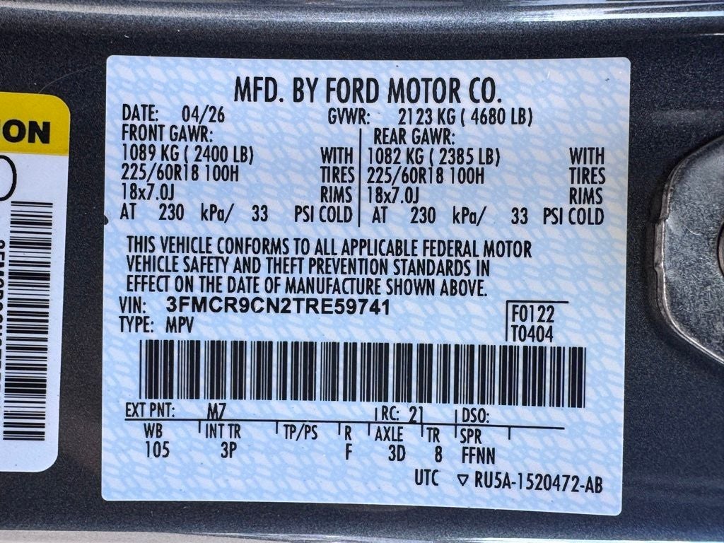 2026 Ford Bronco Sport Outer Banks