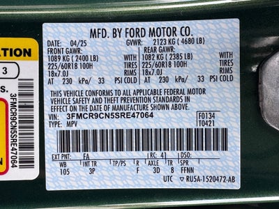 2025 Ford Bronco Sport Outer Banks