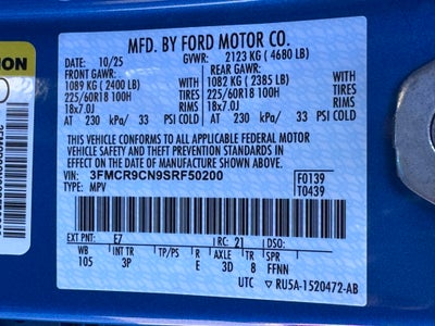 2025 Ford Bronco Sport Outer Banks