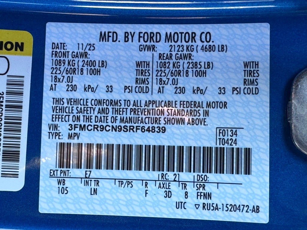 2025 Ford Bronco Sport Outer Banks