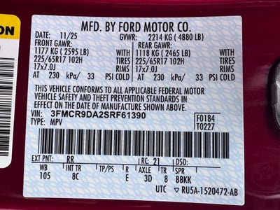 2025 Ford Bronco Sport Badlands