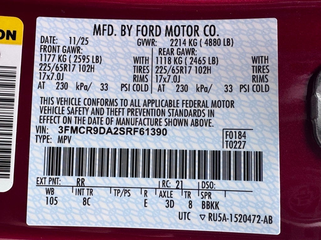 2025 Ford Bronco Sport Badlands