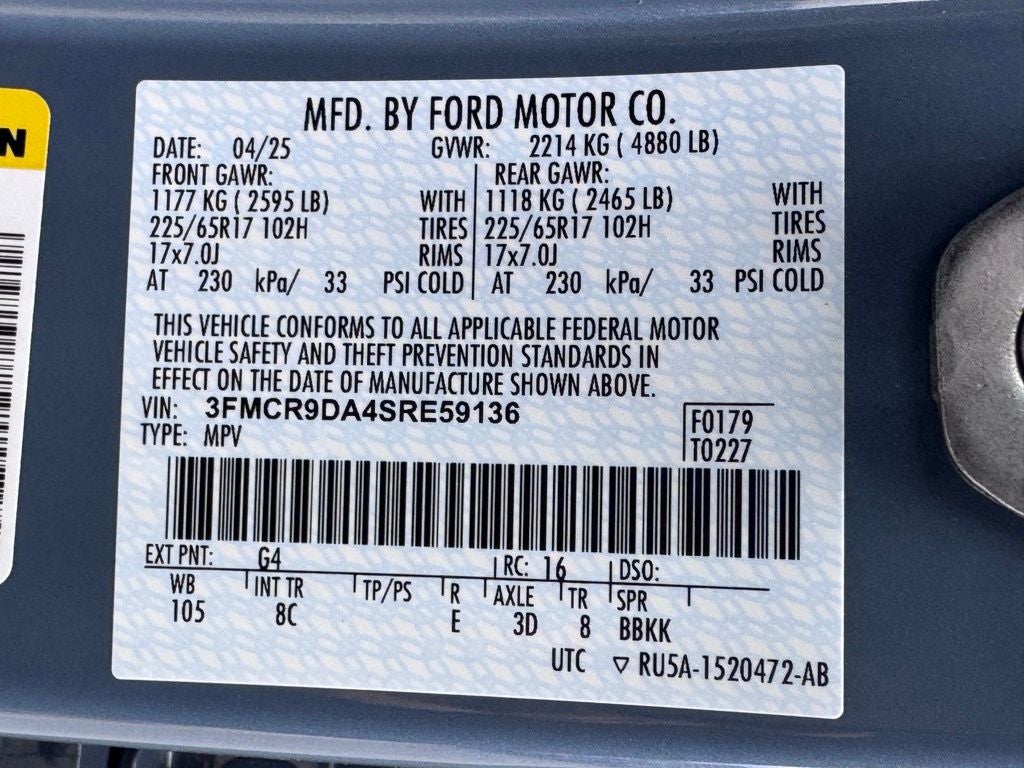 2025 Ford Bronco Sport Badlands