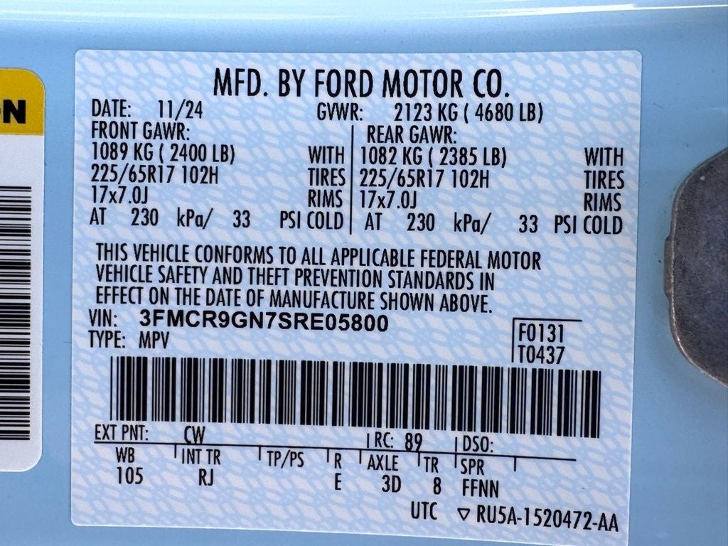 2025 Ford Bronco Sport Heritage