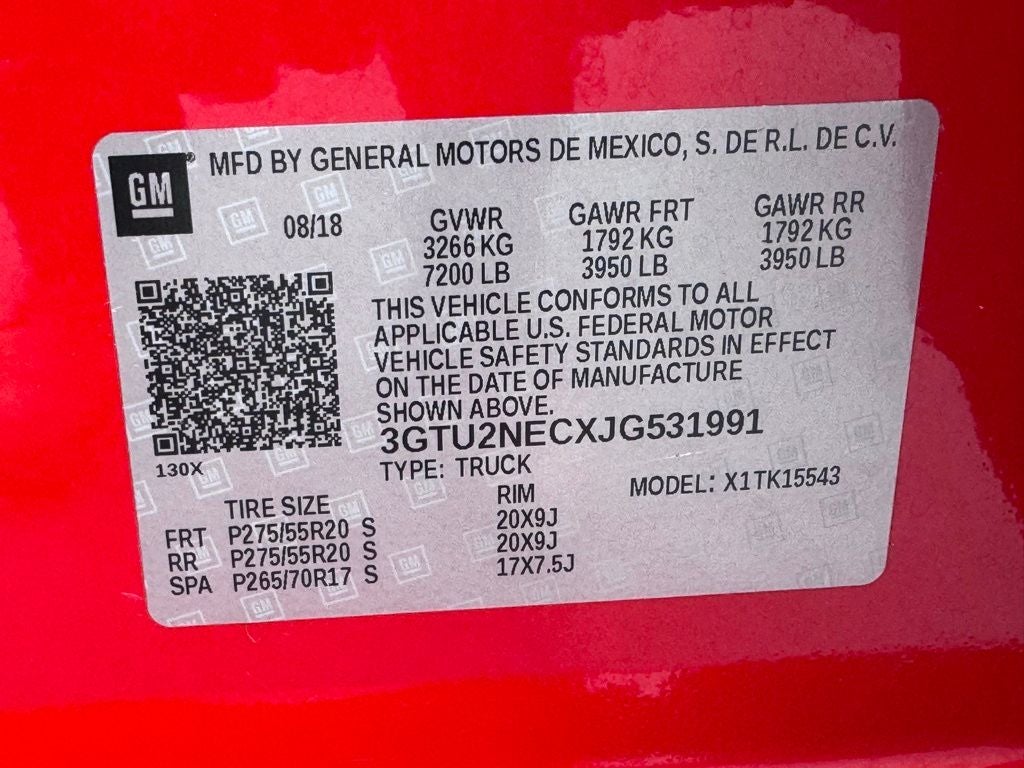 2018 GMC Sierra 1500 SLT