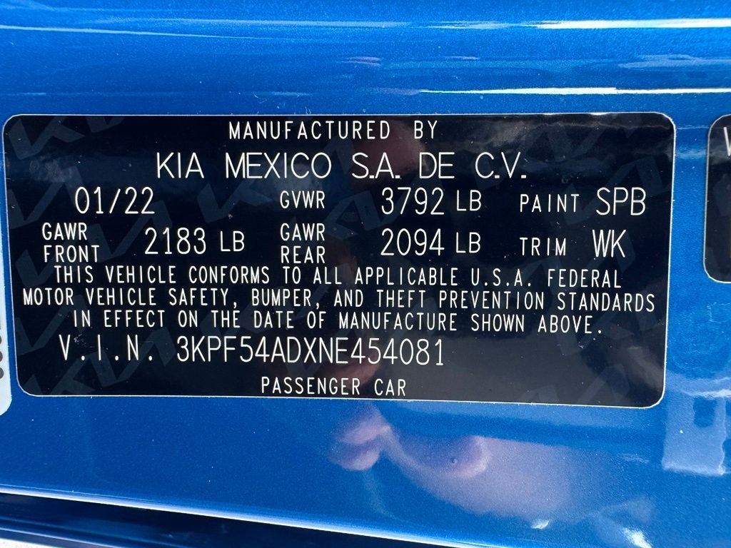 2022 Kia Forte GT-Line