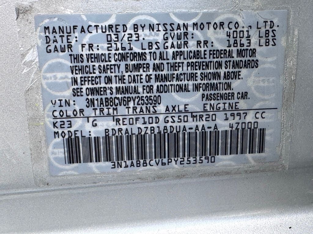 2023 Nissan Sentra SV