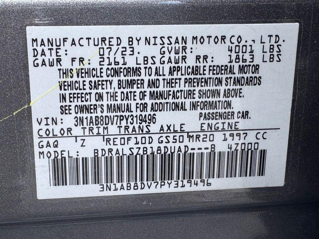 2023 Nissan Sentra SR