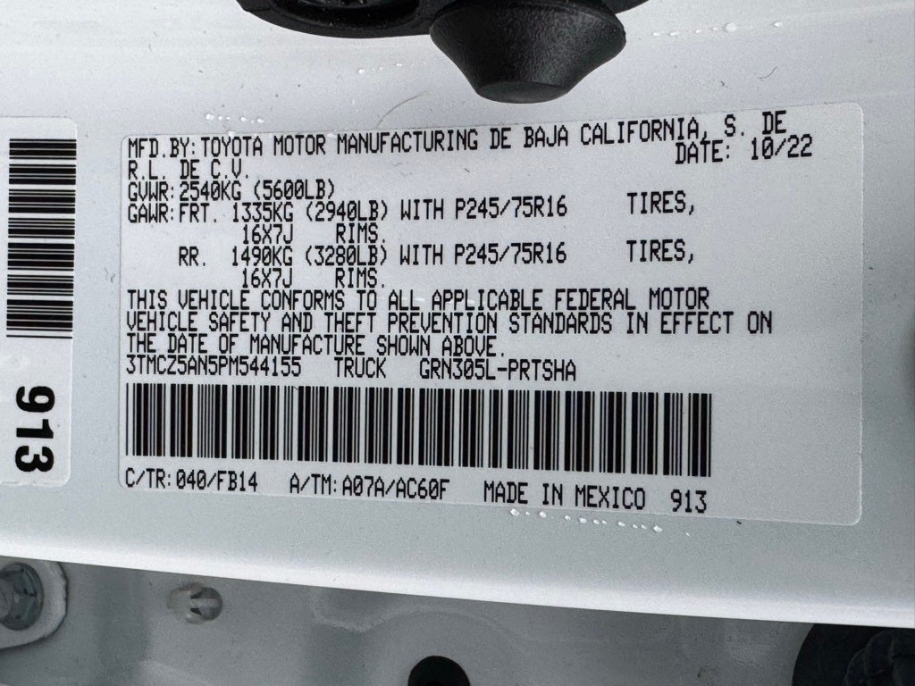 2023 Toyota Tacoma SR V6