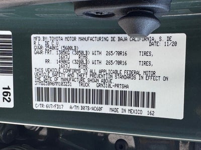 2021 Toyota Tacoma TRD Off-Road V6