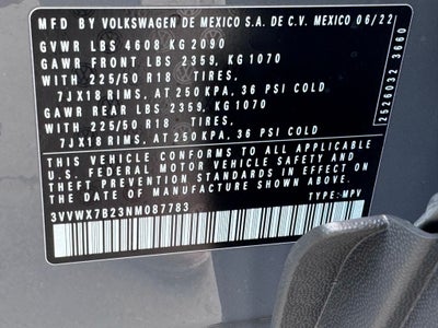 2022 Volkswagen Taos 1.5T SE