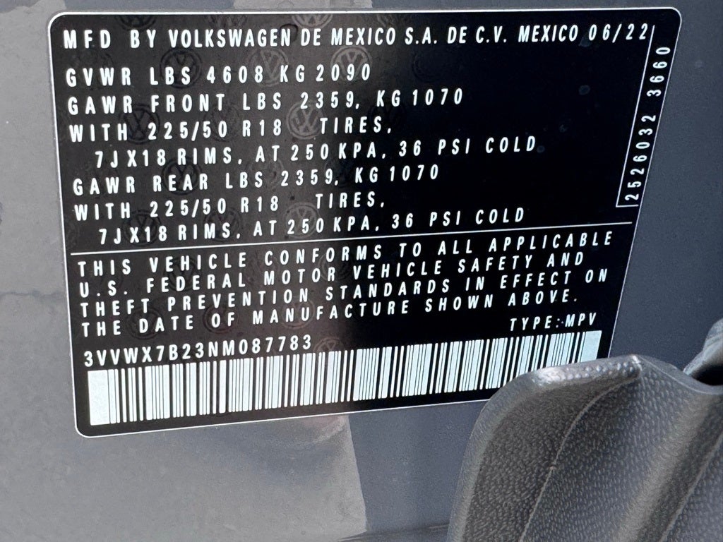 2022 Volkswagen Taos 1.5T SE