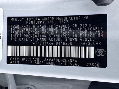 2023 Toyota Camry LE