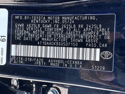 2025 Toyota Camry LE