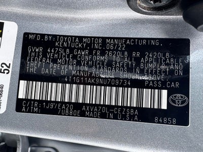 2022 Toyota Camry SE